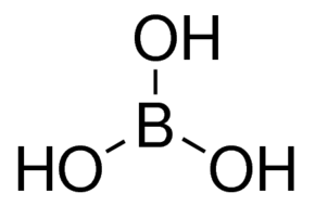 Boric Acid Chemical Structure